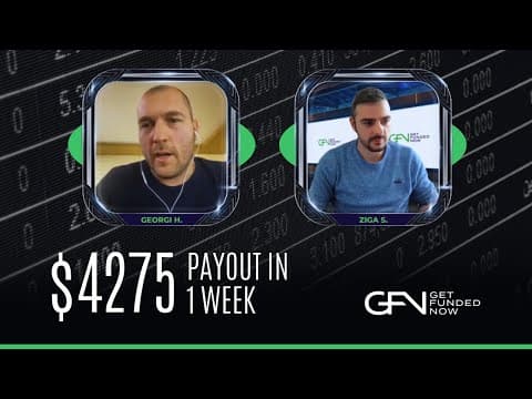 Video thumbnail — Get Funded Now trader: Passing the 1 Step on a $100k account