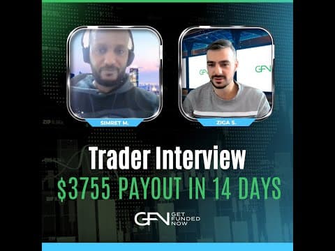Video thumbnail — Get Funded Now trader: First payout after 21 days of trading